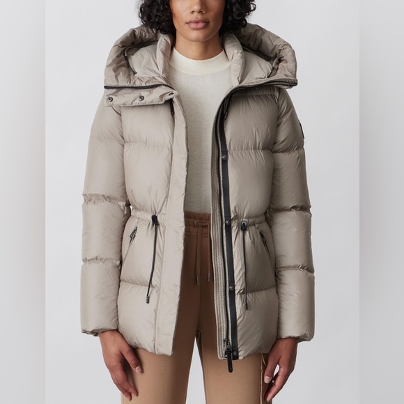 MACKAGE FREYA CHAMPAGNE/CHAMPAGNE L and M - LADIES DOWN COAT - Picture 2 of 8